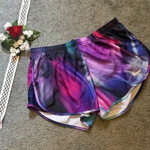 {Nike} Dri-fit Shorts Tie-Dye Pattern Size Medium
